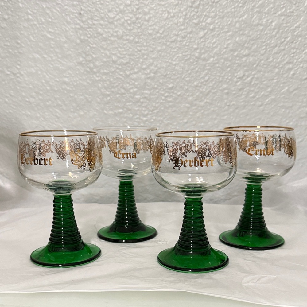 Vintage drinking glasses